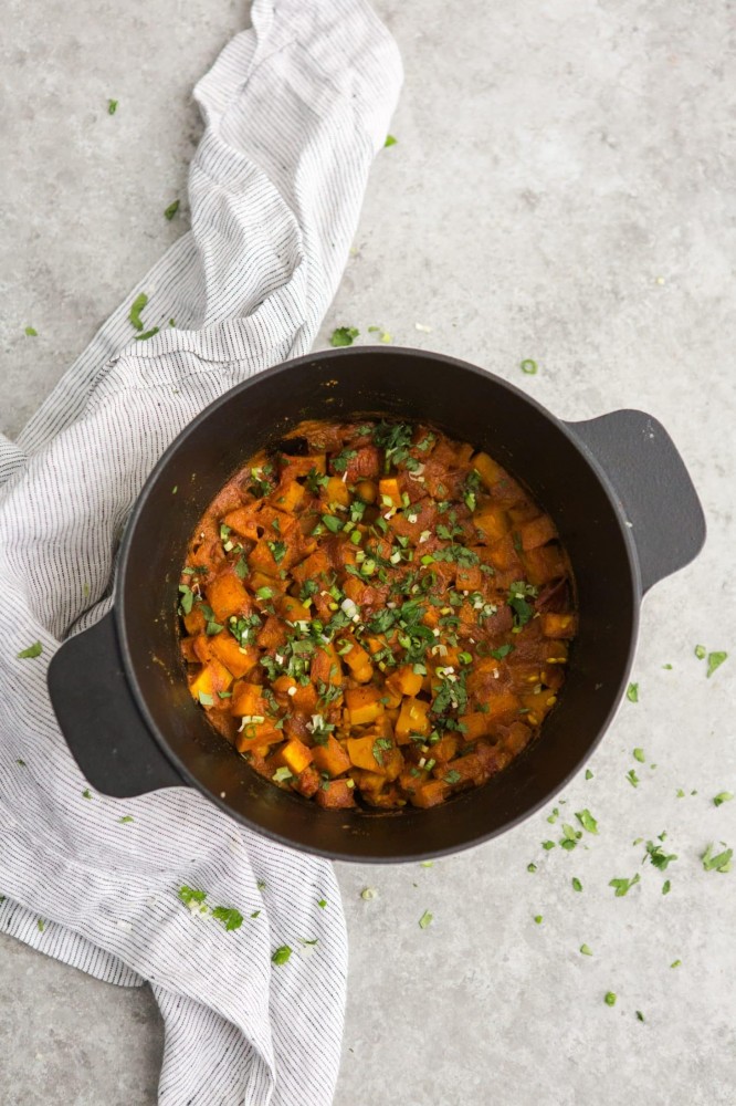One pot rice and butternut squash
